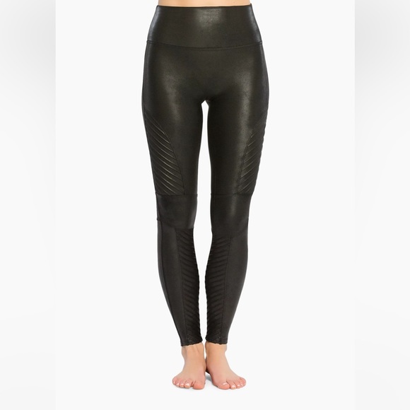 SPANX Pants - SPANX Faux Leather Moto Leggings